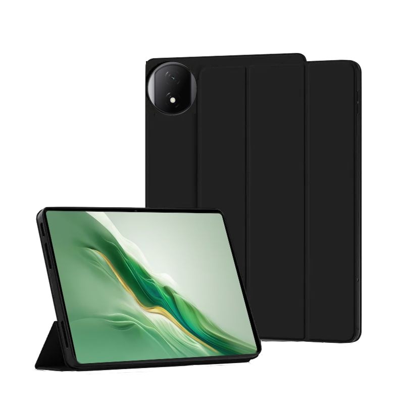 Husa Ultra Slim pentru Honor Pad 10, 12.1" (2025) - Silicon TPU, Smart Cover - Neagra