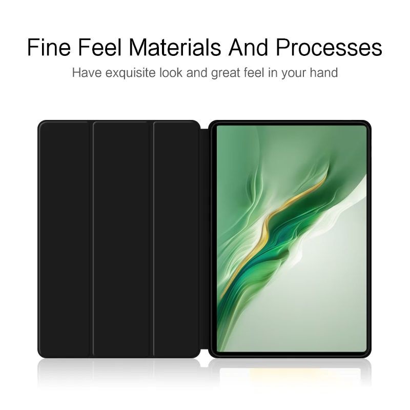 Husa Ultra Slim pentru Honor Pad 10, 12.1" (2025) - Silicon TPU, Smart Cover - Neagra
