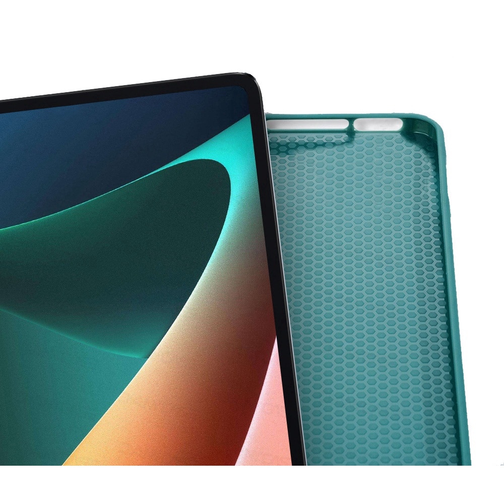 Husa Ultra Slim pentru Honor Magic Pad 2, 12.3" - Silicon TPU, Smart Cover - Verde Marin