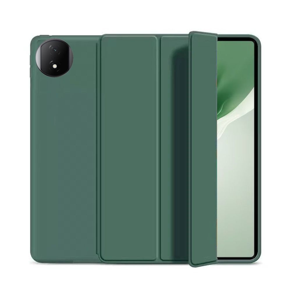 Husa Ultra Slim pentru Honor Magic Pad 2, 12.3" - Silicon TPU, Smart Cover - Verde Marin