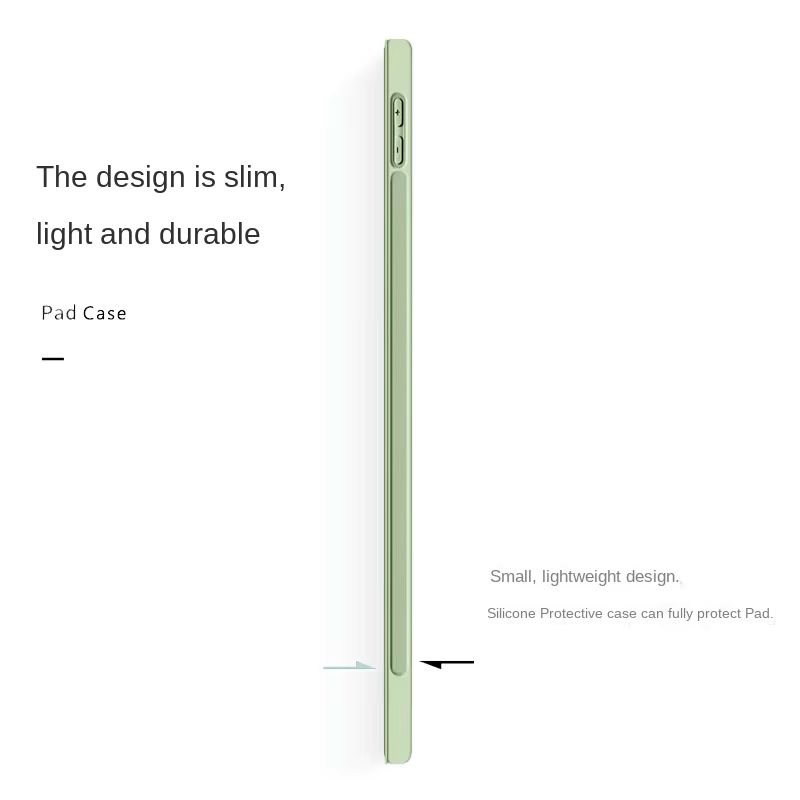 Husa Ultra Slim pentru Honor Magic Pad 2, 12.3" - Silicon TPU, Smart Cover - Verde Menta