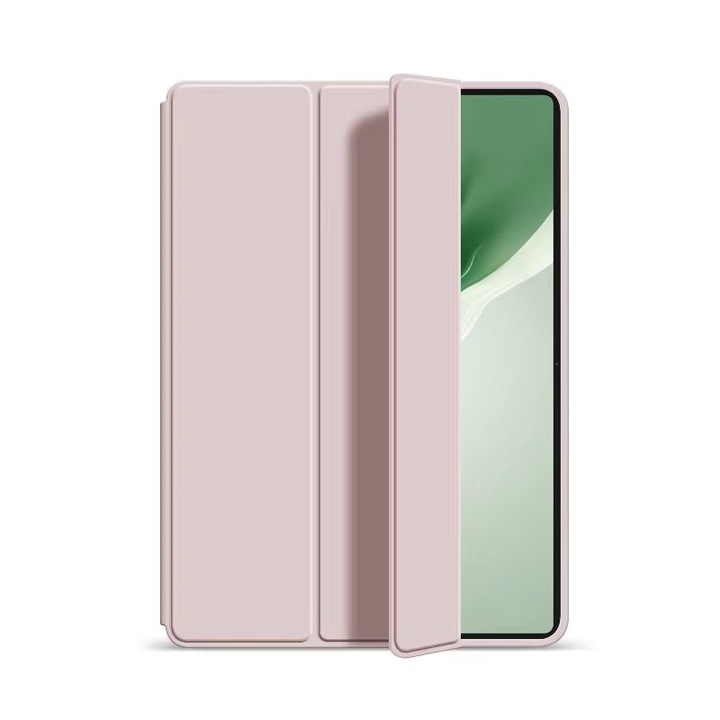 Husa Ultra Slim pentru Honor Magic Pad 2, 12.3" - Silicon TPU, Smart Cover - Roz