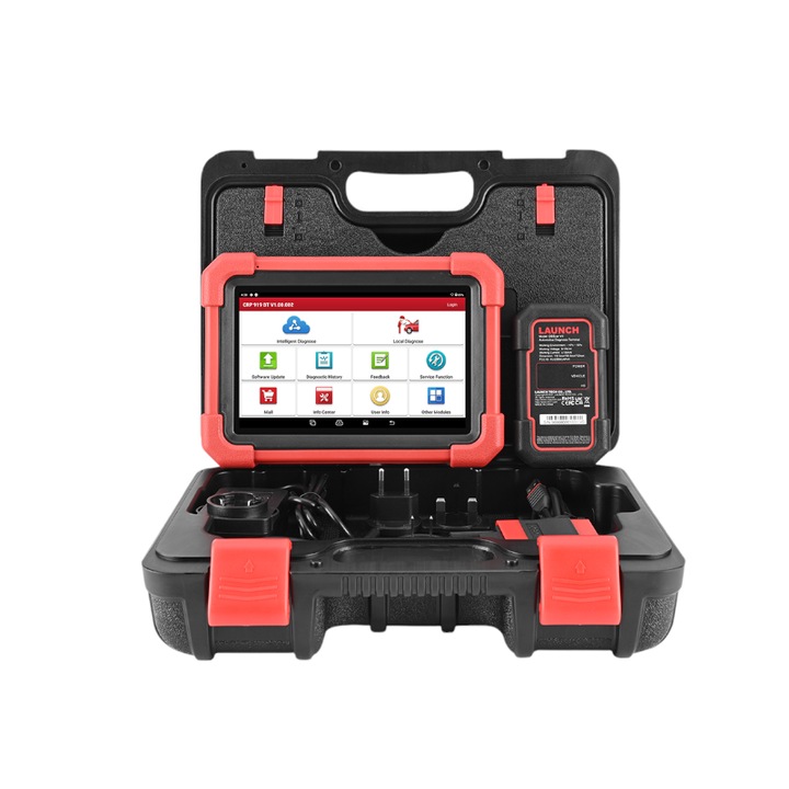 Tester Auto Profesional, Launch CRP919X BT, OBD II Scanner, Display 7 inch, Android 10.0, 4GB RAM + 64GB Stocare, Codare ECU, Bidirectional control, Diagnoza Multimarca, 31+ Functii Speciale, baterie 6300 mAh, 2 ani actualizare gratuita