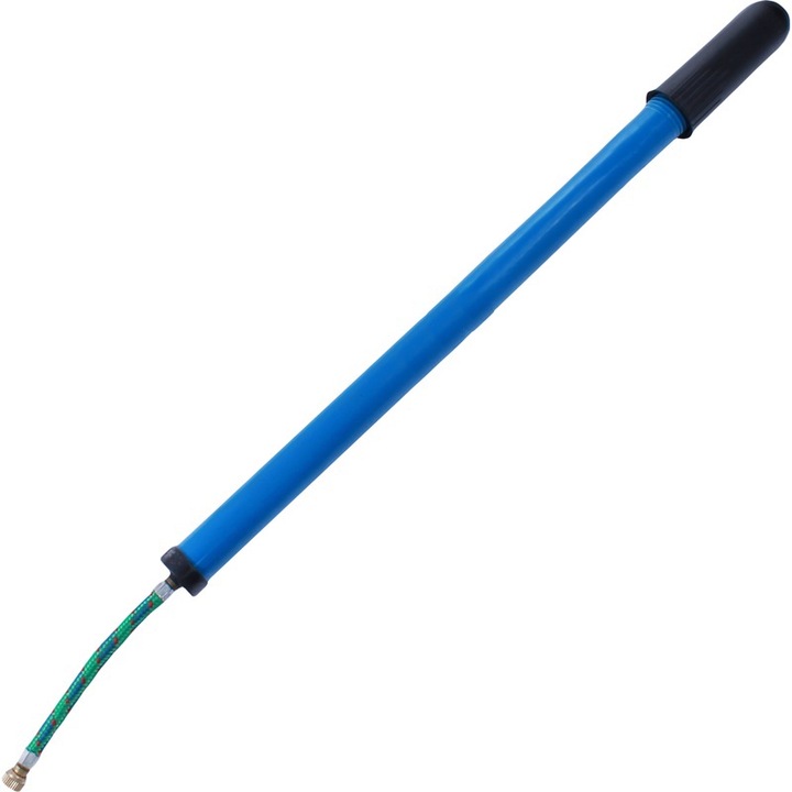 Ръчна помпа за велосипед, универсална, синя, 400 мм