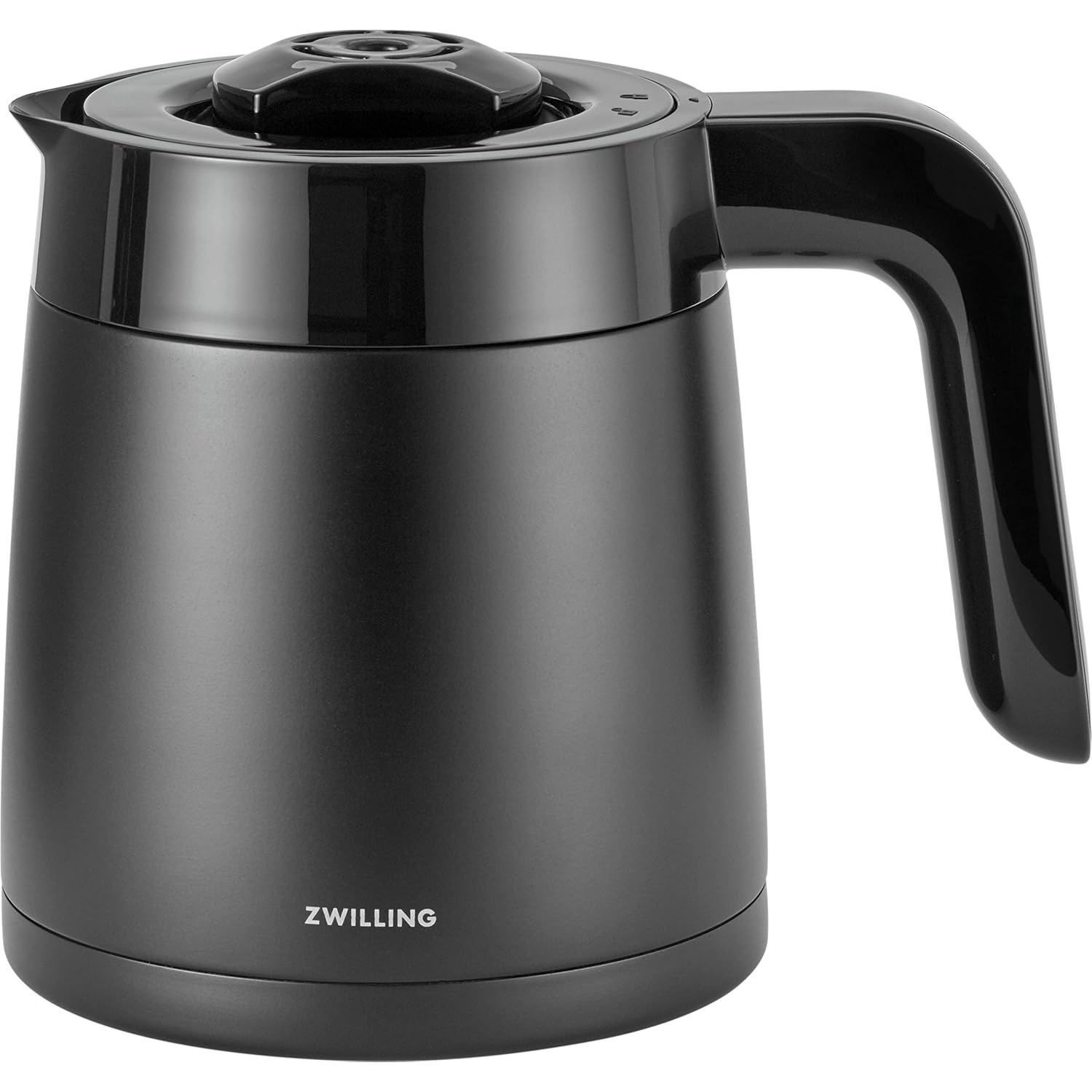 Aparat de cafea cu filtru ZWILLING ENFINIGY cu ulcior termic de 1,25l, aparat de cafea cu boiler, inflorire, functie detartrare, inox, plastic, negru