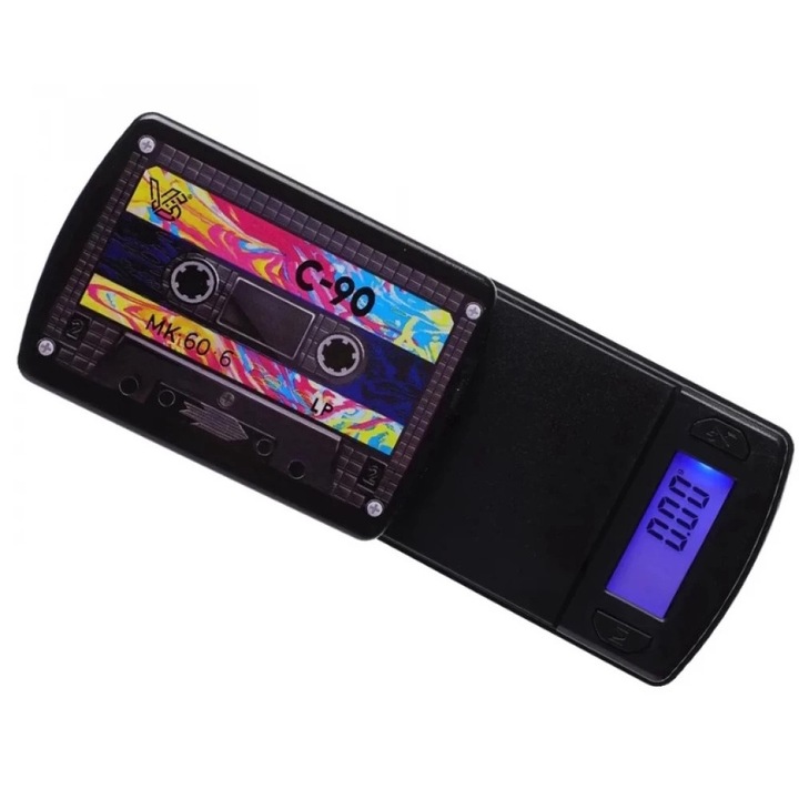 Cantar de buzunar V Syndicate Caseta muzica Precizie 0.01-100g, Ideal pentru bijuterii mici, g, oz, ozt, dwt, ct, gn