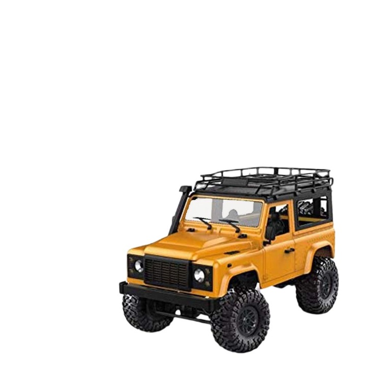 Enforose MN-90K RC офроуд кола, комплект аксесоари, 10+ години, ABS, жълта