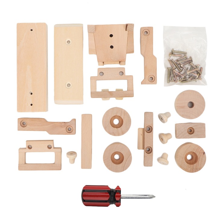 Masina de construit pentru copii Enforose din lemn