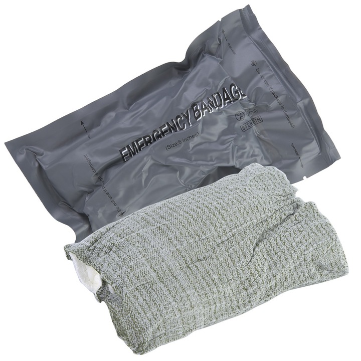 Bandaj de urgenta pentru hemostaza, sterilizare, salvare de urgenta in aer liber (6 inchi) Enforose