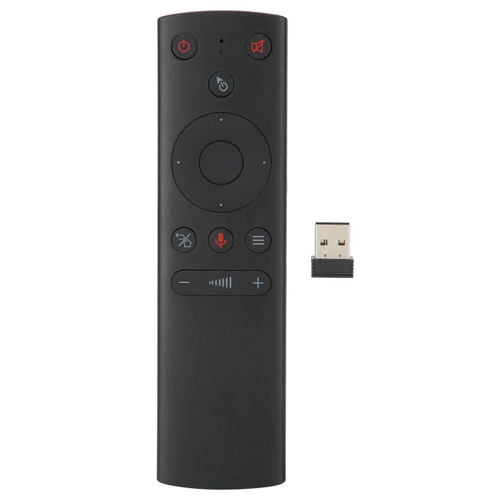 Mouse wireless G21S, Enforose, senzor gyroscop 6 axe, input vocal Hi-Fi, 2.4G, 13 butoane, 64g