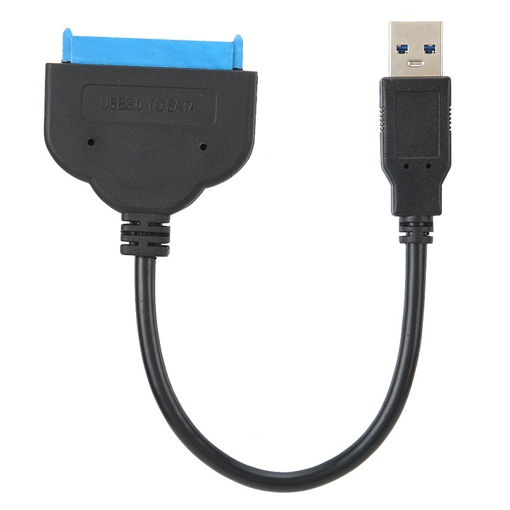 Cablu de date SATA 22P masculin la SATA 22P feminin, Enforose, 9 inch, plastic, 5Gbps