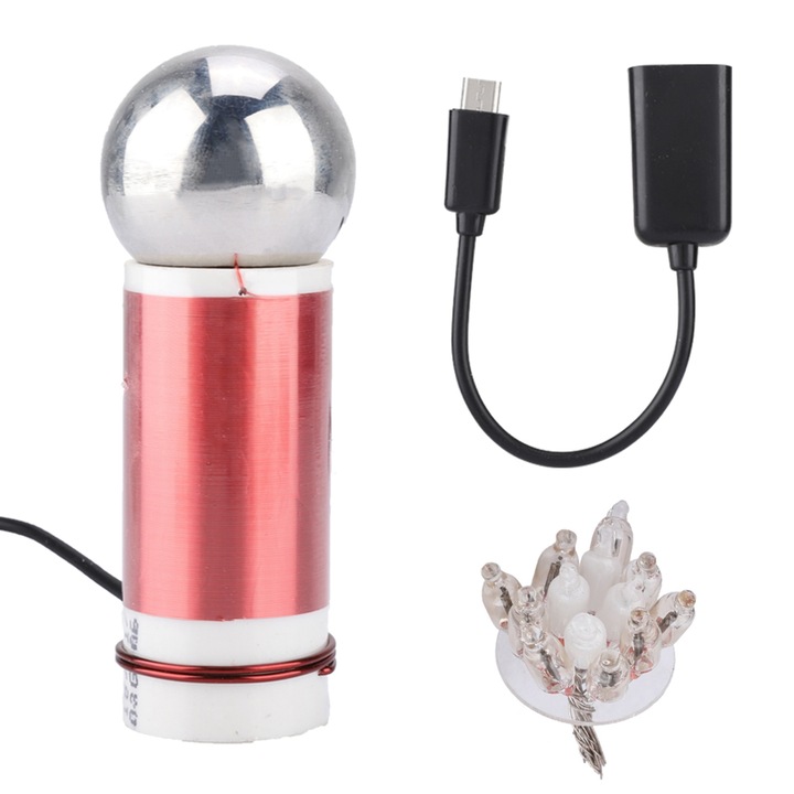 Мини самовъзбуждаща се бобина за експерименти с безжично предаване 5V 1W Super Test Diy