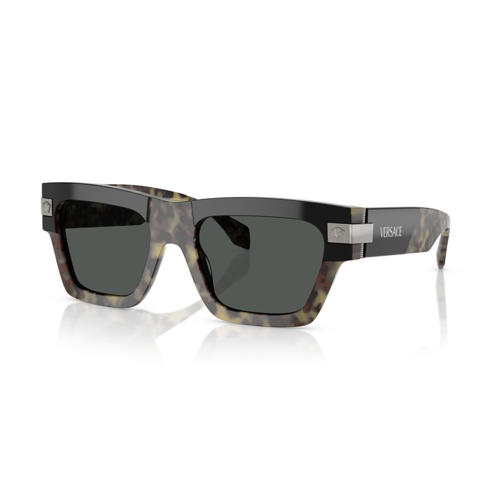 Versace, Négyszögletes napszemüveg VE4464, 55-20-145, Barna