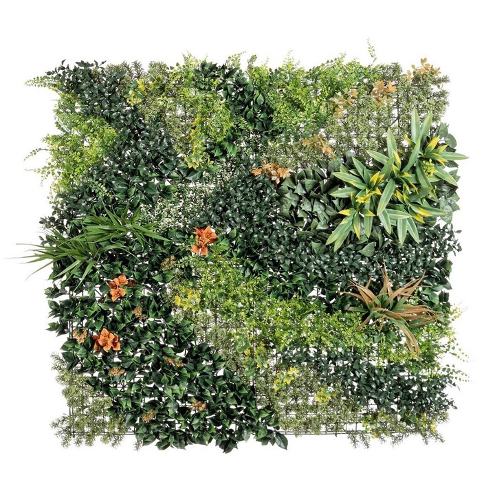 Пано от изкуствени растения 100х100 см
