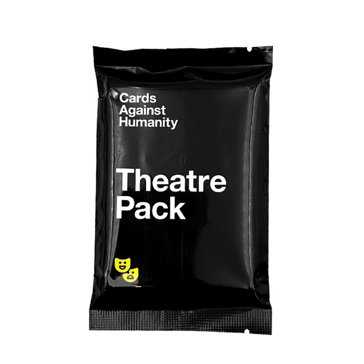 Cards Against Humanity: Theatre Pack, set de 30 carti, jocuri de societate, 17+