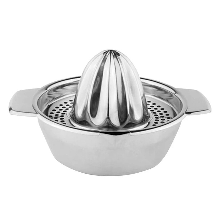 Ръчна сокоизстисквачка от неръждаема стомана, 13,3 см, за лимон и портокал