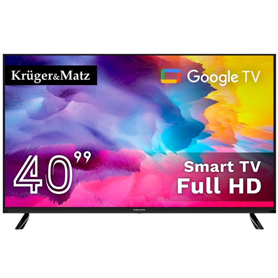 Televizor LED Kruger&Matz 101 cm 40" KM0240FHD-SA, Full HD, Smart TV, WiFi, CI+