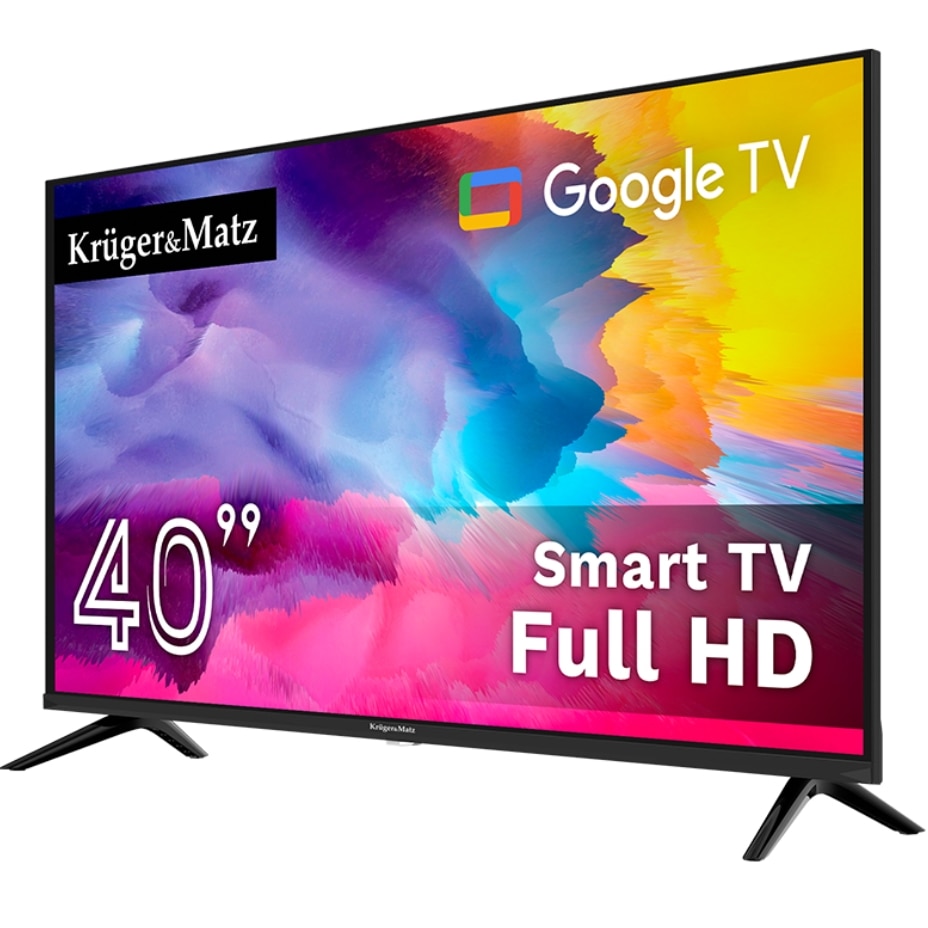 Televizor LED Kruger&Matz 101 cm 40" KM0240FHD-SA, Full HD, Smart TV, WiFi, CI+