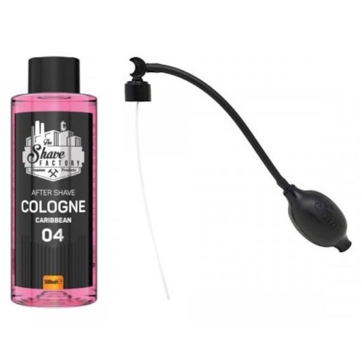 The Shave Factory Set: Одеколон за след бръснене Caribbean 04, 500 ml + помпа