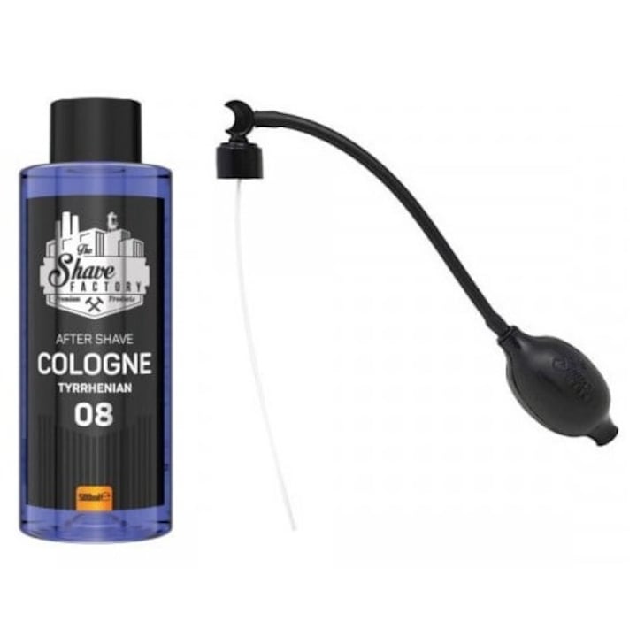 Комплектът The Shave Factory: Tyrrhenian 08 одеколон за след бръснене, 500 ml + помпа