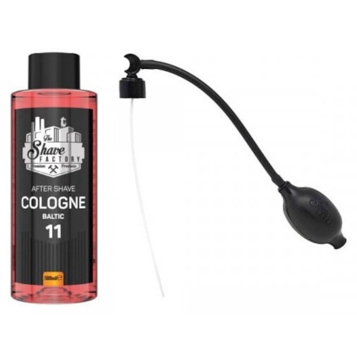 Комплектът The Shave Factory: Baltic 11 одеколон за след бръснене, 500 ml + помпа