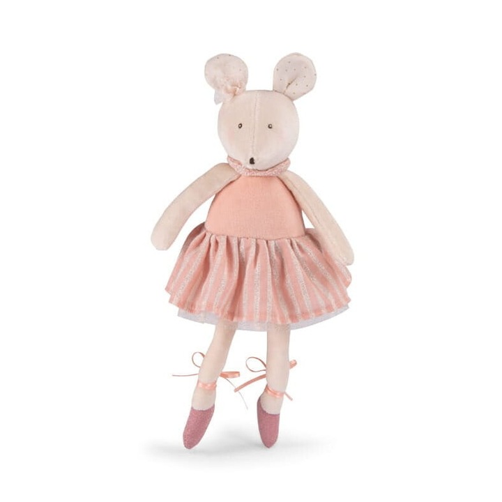 Бебешка играчка, Moulin Roty, плюш, розово/кремаво