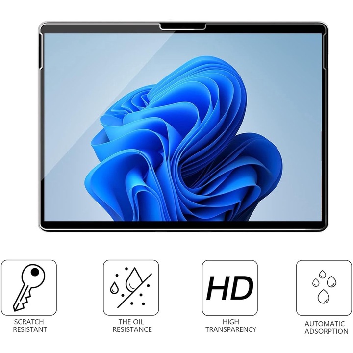 Edzett üvegfólia Microsoft Surface Pro 11/10/9/8/X 13,0"-es táblagéphez – Edzett üveg