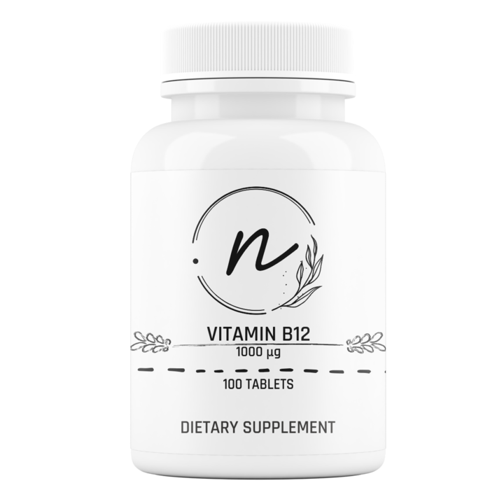 B12-vitamin, NaturePRO, 1000 mcg, 100 tabletta, energiához és az idegrendszer egészségéhez