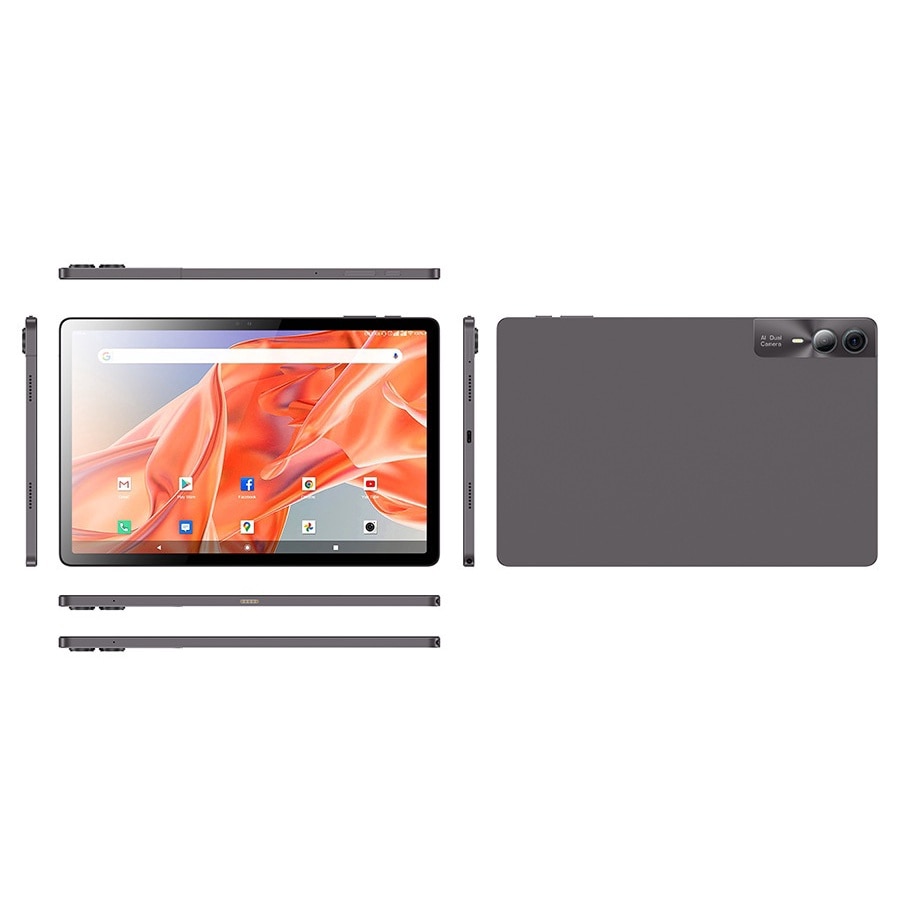 Tableta, 6+128GB, 11”, ecran IPS HD, Octa-Core, 5G Dual Band WIFI, Bluetooth, senzor de gravitatie, Type-C, mufa audio 3.5mm, 7000mAh, Iron Grey