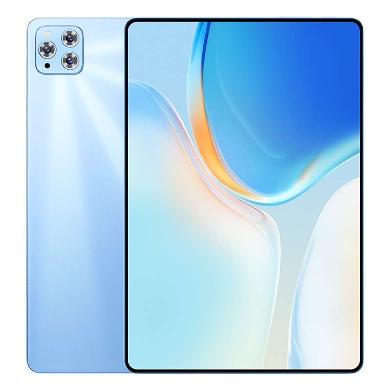 Tableta, 6+128GB, 10.1”, ecran IPS HD, Octa-Core, 5G Dual-Band WIFI, Bluetooth, senzor de gravitatie, design subtire si usor, Type-C, Peacock Blue