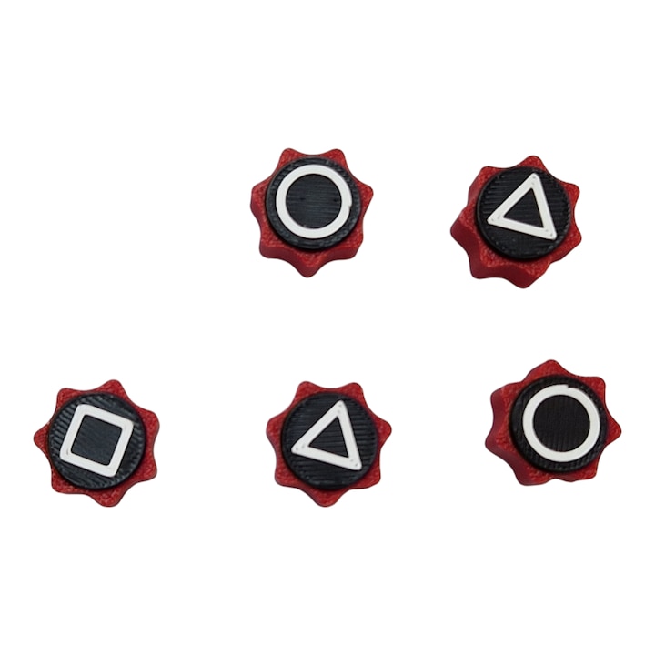 Комплект игра Gonggi 3DONE MODELS, Squid Game, 3D отпечатан