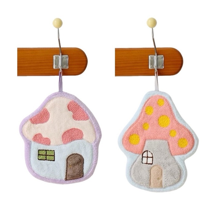 Нетакива кърпи за ръце, комплект от 2, абсорбиращи, за многократна употреба, розово/бяло, 30x45 см