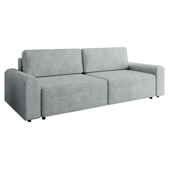 Canapea Bezabi, MIRJAN24, gri deschis, 95x240x85 cm