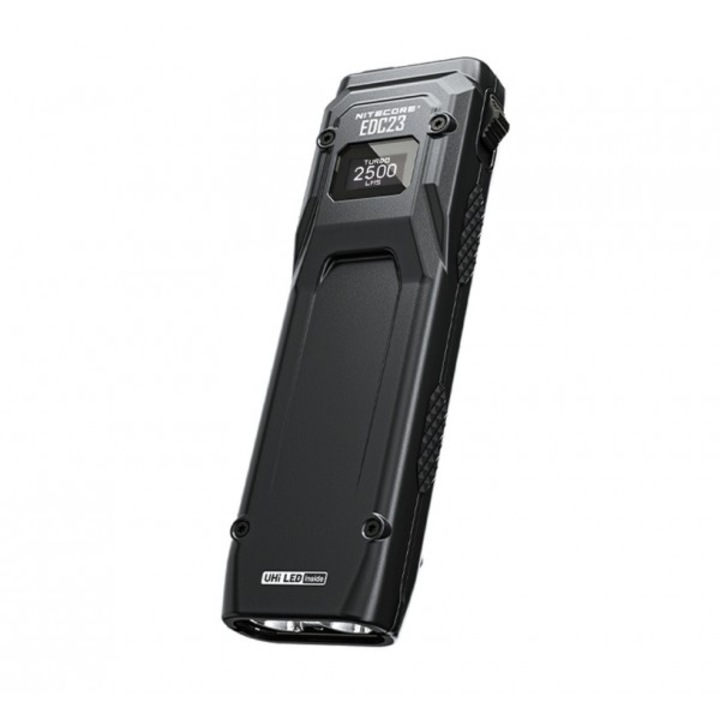 Професионално фенерче, Nitecore EDC23, 2500 лумена, 280 метра, USB-C презареждаемо