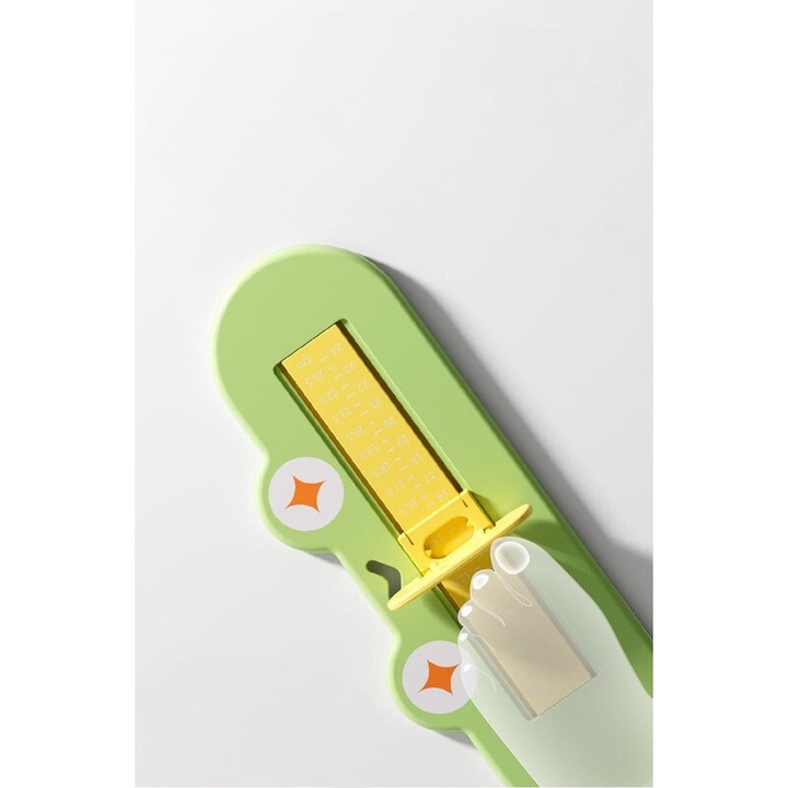 Dispozitiv de masurare a piciorului pentru copii, desene animate, durabil, usor de utilizat