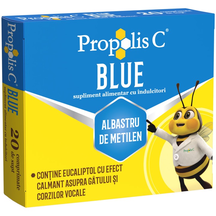 Propolis C Blue, Fiterman Pharma, 20 comprimate