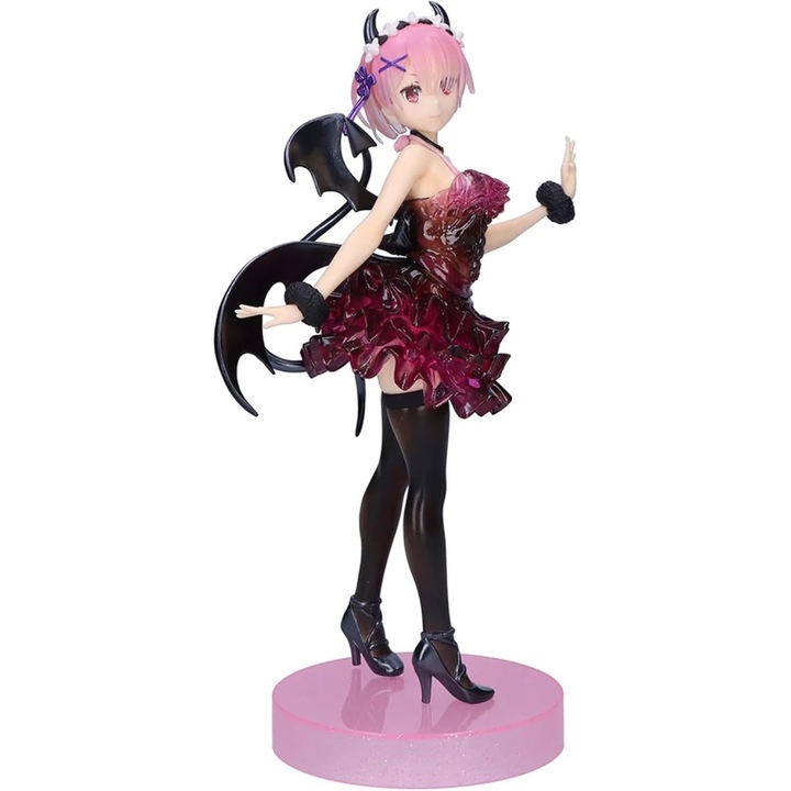 Figurina Banpresto, Re:Zero Starting Life in Another World, Espresto Clear and Dressy, Ram, Special color ver, 22 cm