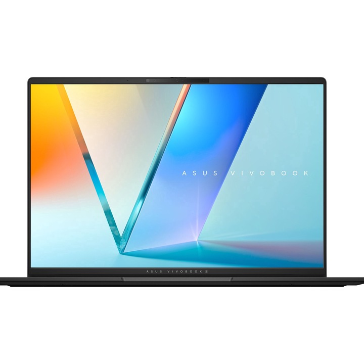 Лаптоп ASUS Vivobook S 16 OLED M5606WA-MX077X с AMD Ryzen AI 9 HX 370 (2.0 - 5.1 GHz, 36M), 32 GB, 1TB M.2 NVMe SSD, AMD Radeon 890M, Windows 11 Pro, Черен