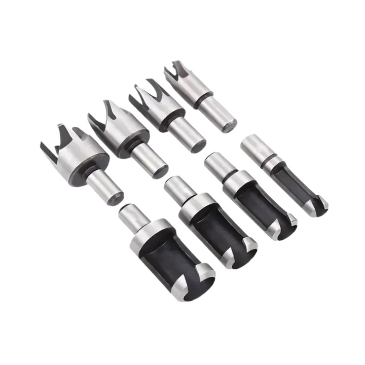 Комплект резачки за тапи за дърво 6-10-13-16 мм - 8 бр