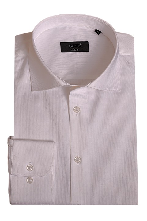 Camasa SOTTI din Bumbac, Imprimeu Uni, Croiala Regular Fit, Model Dungute ST30022-T2