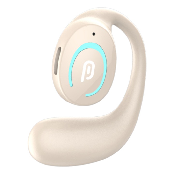 Vezeték nélküli egyfülhallgatós headset, 8 óra üzemidő, vízálló, fekete