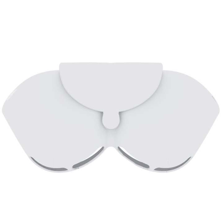 Bat de fard de pleoape cu burete cu doua capete, perie de fard de pleoape de unica folosinta din latex, pensula de inflorire pentru nail art, instrumente de machiaj