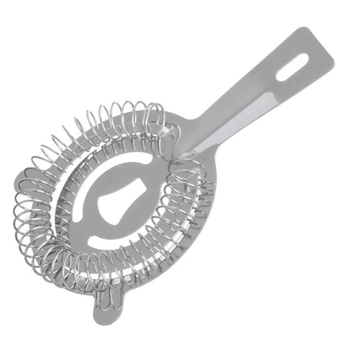 Strecuratoare cocktail pentru barmani, otel inoxidabil, argintie, Ø8x14cm