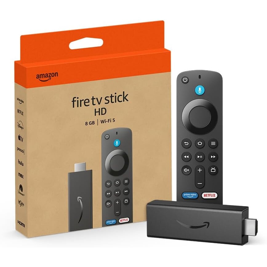 テレビ+FIREstick Mediaplayer Fire TV Stick HD, Control vocal Alexa, Streaming HD