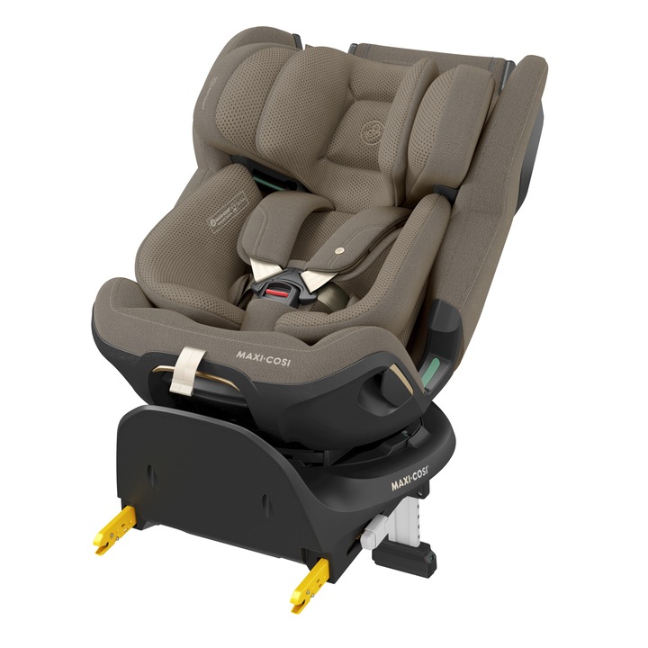 Детско столче за кола Maxi-Cosi Emerald 360 Pro, I-Size, 40-150 см, 0 месеца - 12 години, Authentic Truffle