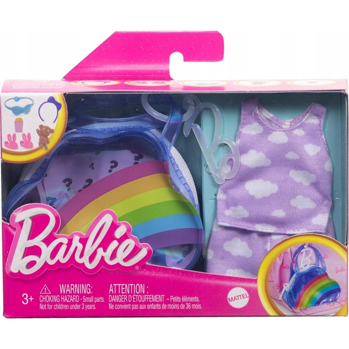 Baba kiegészítő készlet, Mattel, Műanyag, Többszínű