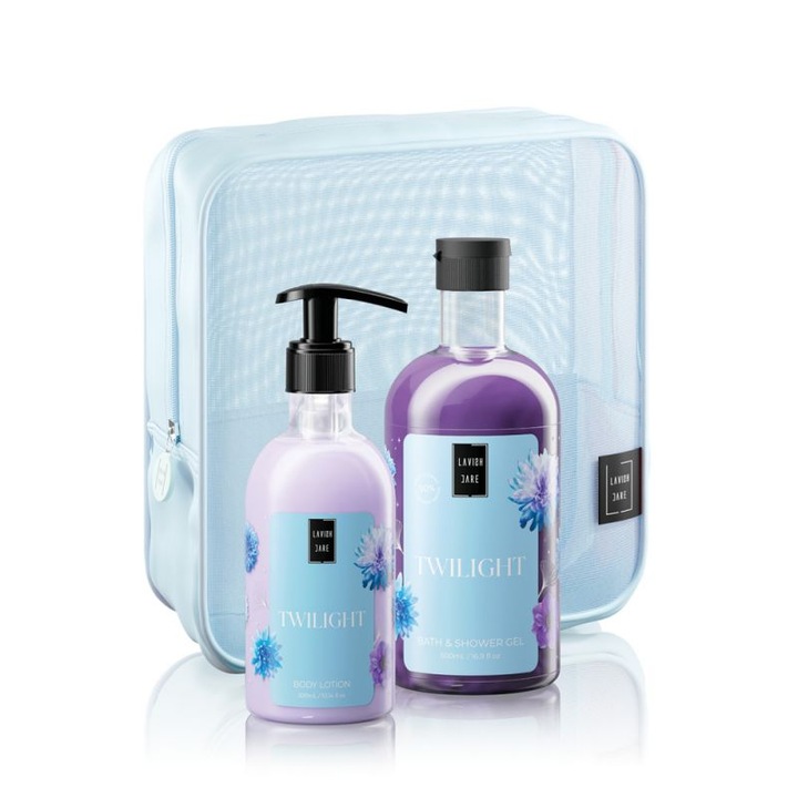 Set cadou ingrijire corp Lavish Care, Twilight, 300/500ml