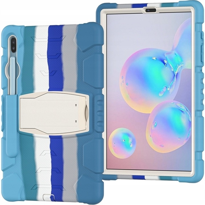 Husa pentru Samsung Galaxy Tab S7/S8 11", cu Suport, Albastru
