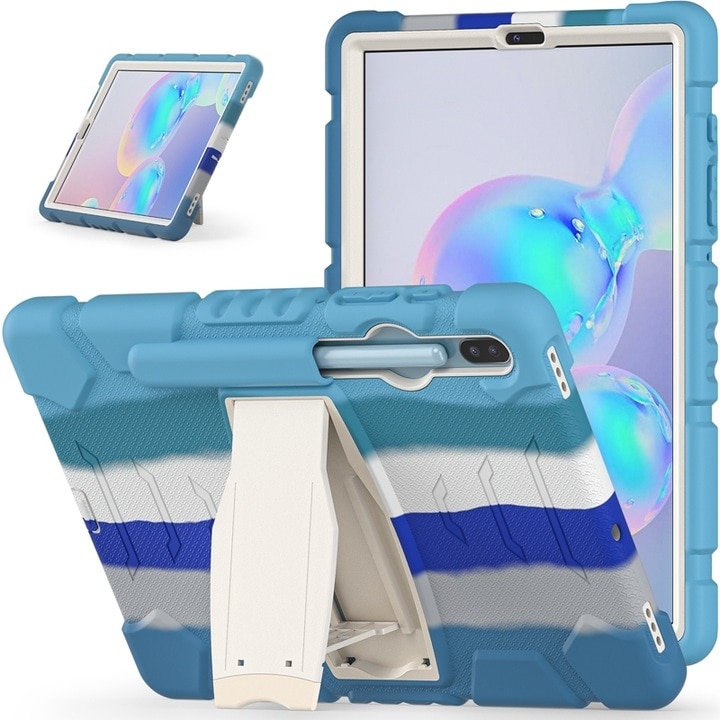 Husa pentru Samsung Galaxy Tab S7/S8 11", cu Suport, Albastru