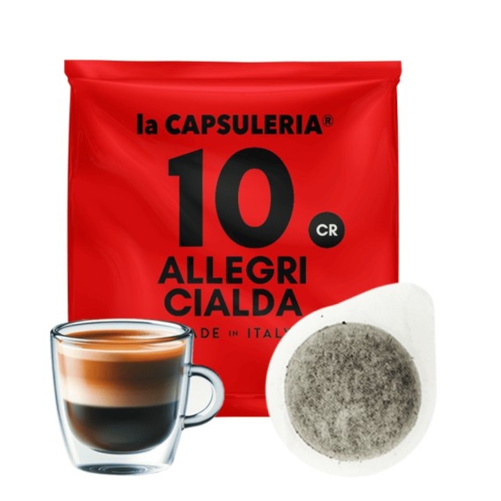 Capsule Cafea Allegri La Capsuleria, 50 paduri, compatibile cu ESE44